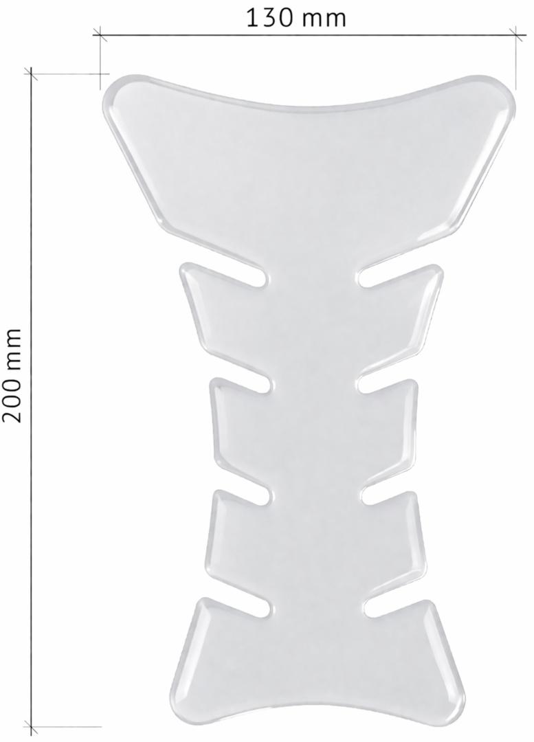 4R Tankpad schwarz metallic