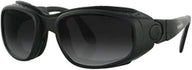 Bobster Convertible Sport & Street Sonnenbrille - Schwarzer Rahmen
