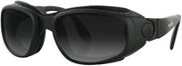 Bobster Convertible Sport & Street Sonnenbrille - Schwarzer Rahmen