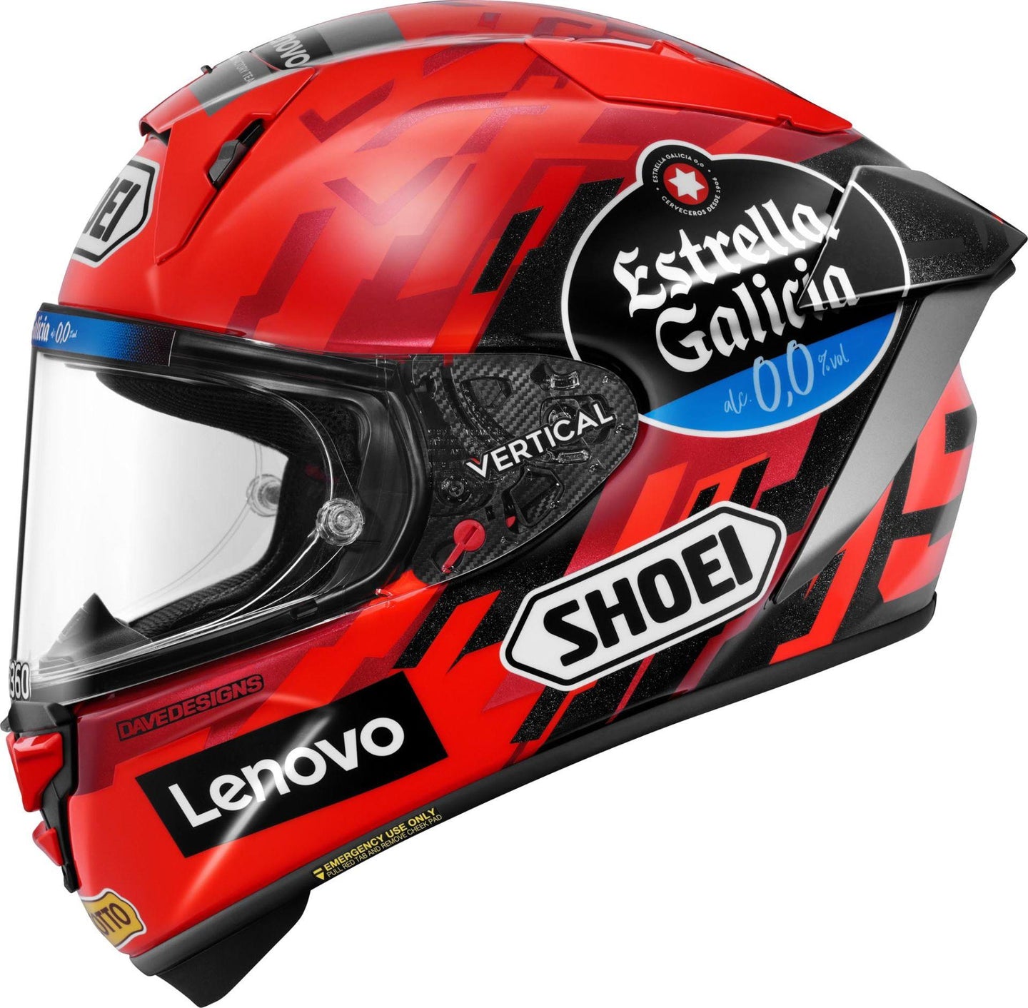 Shoei X-Spirit Pro 2 Marquez9 TC-1 Helm