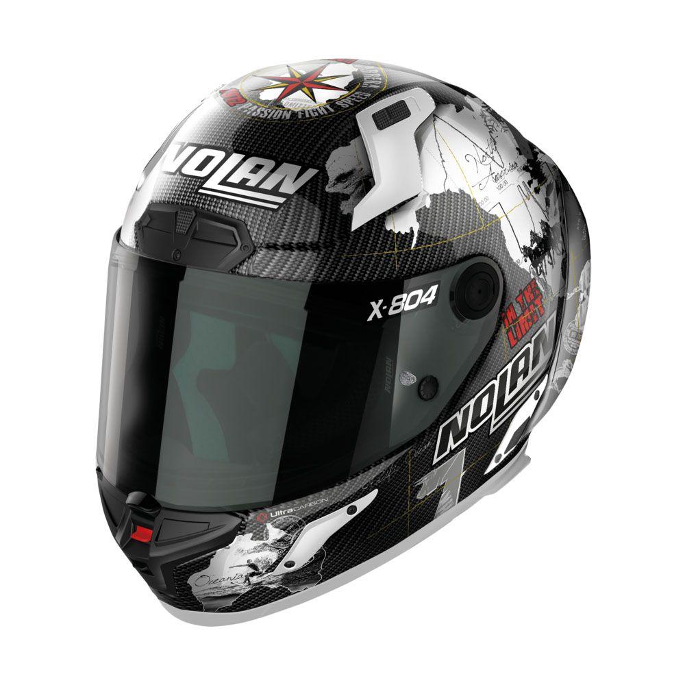 Nolan X-804 RS Ultra Carbon Carlos Checa Replica Helm