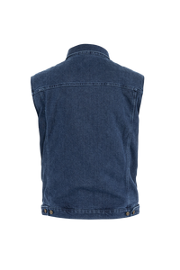 John Doe Trucker Denim Vest Indigo
