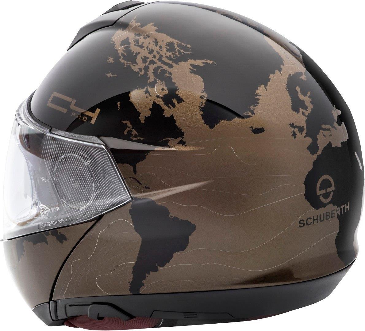 Schuberth C4 Pro Women Flip-Up Helmet Magnitudo Brown Size XS