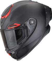Scorpion EXO-Race Air Helm Mattschwarz-Rot