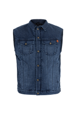 John Doe Trucker Denim Vest Indigo
