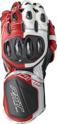 RST Pro Series GP D3O Handschuhe Rot-Weiss