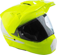 Klim X1 Alpha Carbon Helm GLOSS HI-VIS-WHITE