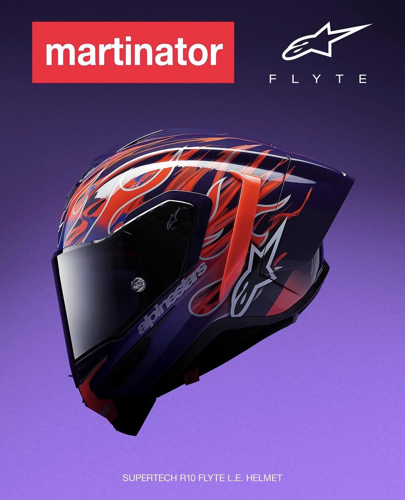 Alpinestars Supertech R10 Martinator Limited Edition Flyte Helm