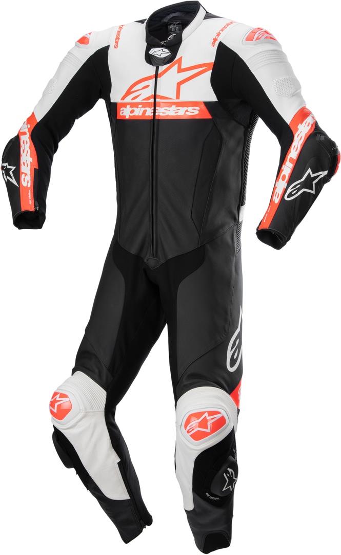 Combinaison de moto en cuir perforé une pièce Alpinestars Missile V2 Ward