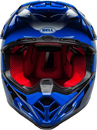 Casque BELL Moto-9 Flex Fasthouse DID 20 Bleu brillant/Blanc S