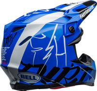 Casque BELL Moto-9 Flex Fasthouse DID 20 Bleu brillant/Blanc S