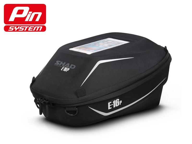 SHAD SE16P tank bag semi-rigid Pin® system expandable 11-15L Uni