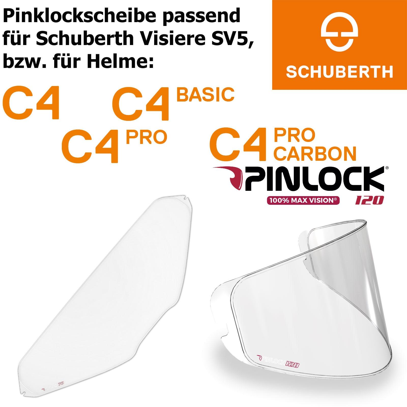 Schuberth C4/C4Pro/c4 Basic  Pinlock
