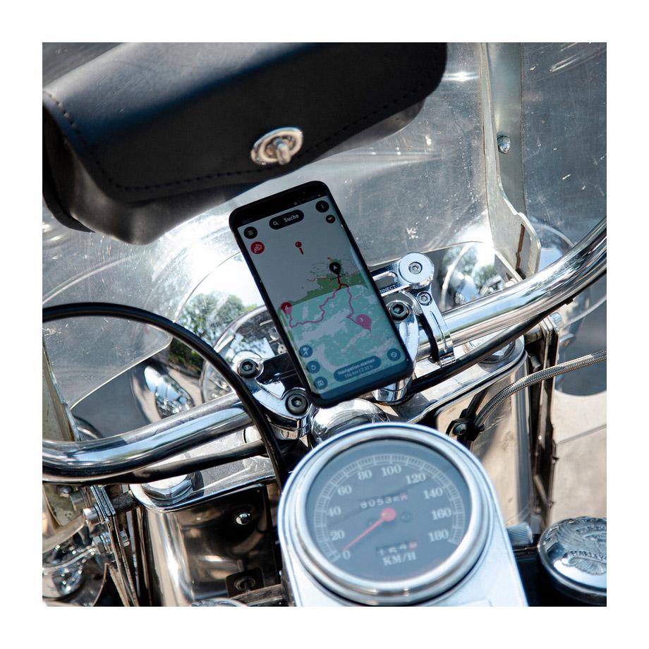 SP Motorcycle Mounting Pro Chrome Uni