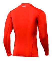 SEVEN Zero Staple Kompressions Trikot Red L