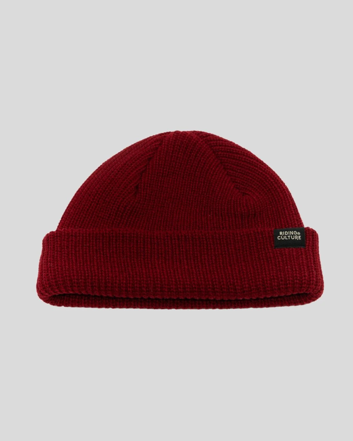 Riding Culture Logo Beanie Red Uni