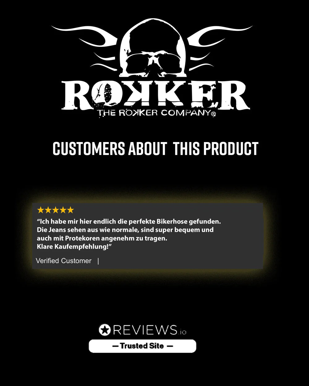 Rokker RT Mid Waist Slim Noir