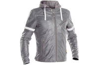 RICHA Toulon 2 Crispy Grey Lederjacke