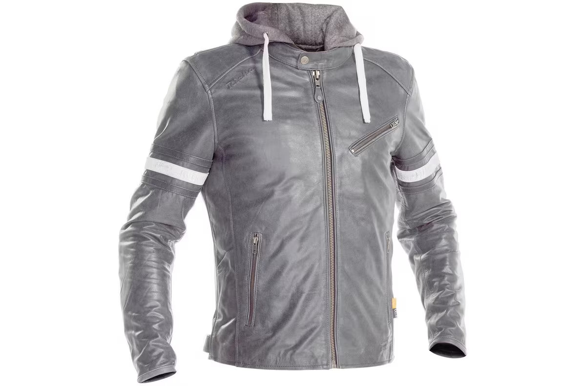RICHA Toulon 2 Crispy Grey Lederjacke