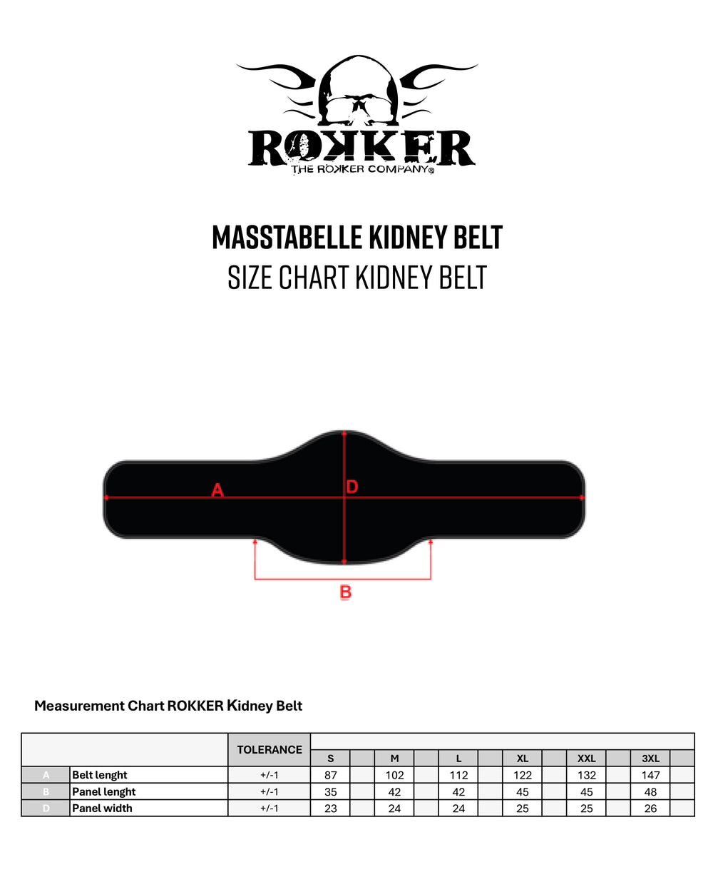 Rokker Summer Kidney Belt Classic