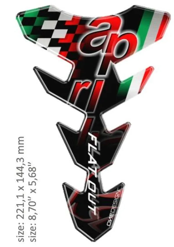 ONEDESIGN TANK PAD SLIM APRILIA