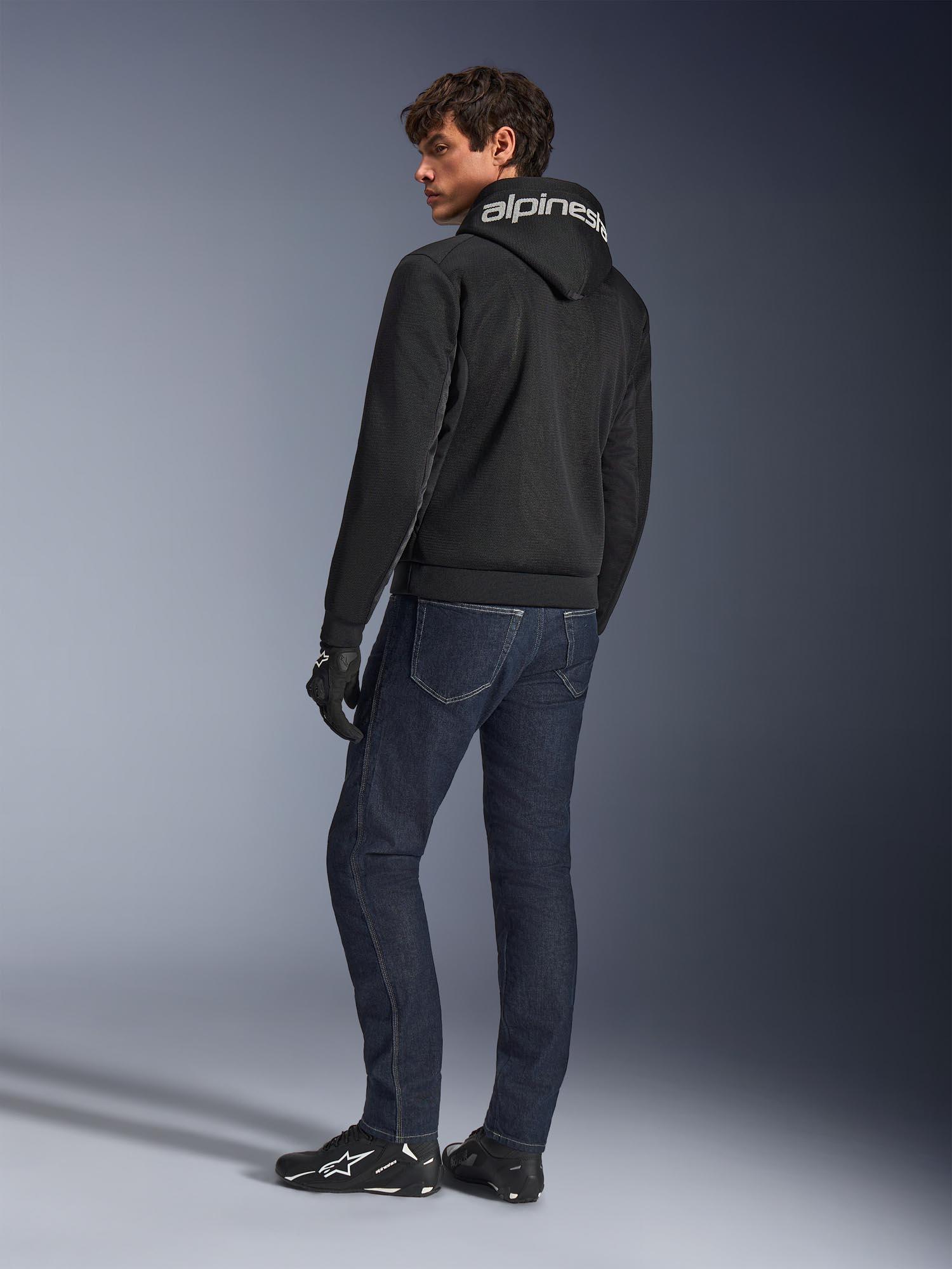 Alpinestars Chrome Superairflow Motorrad Zip Hoodie