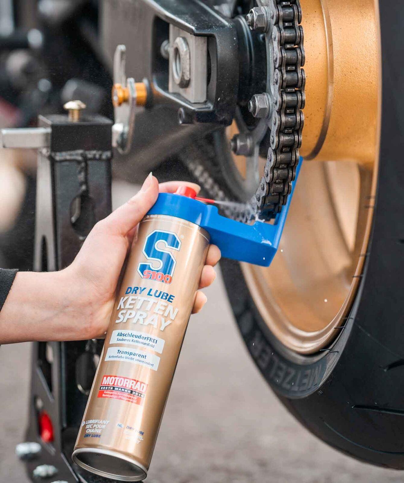 Spray lubrifiant sec pour chaîne S100 400 ml