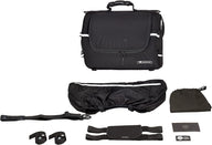 DEEMEED Tube Motorrad Hecktasche für Sissy Bar, Material Cordura, Kapazität 43 l, wasserdicht + Regenhülle   Uni