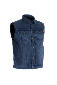 John Doe Trucker Denim Vest Indigo