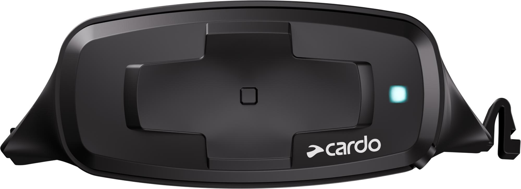 Cardo 4X-S Bluetooth Kommunikationssystem Einzelset für Shoei Gen 3 Motorradhelme