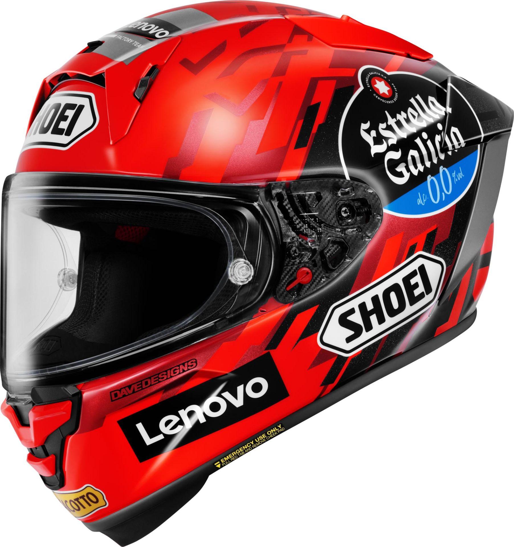 Shoei X-Spirit Pro 2 Marquez9 TC-1 Helm