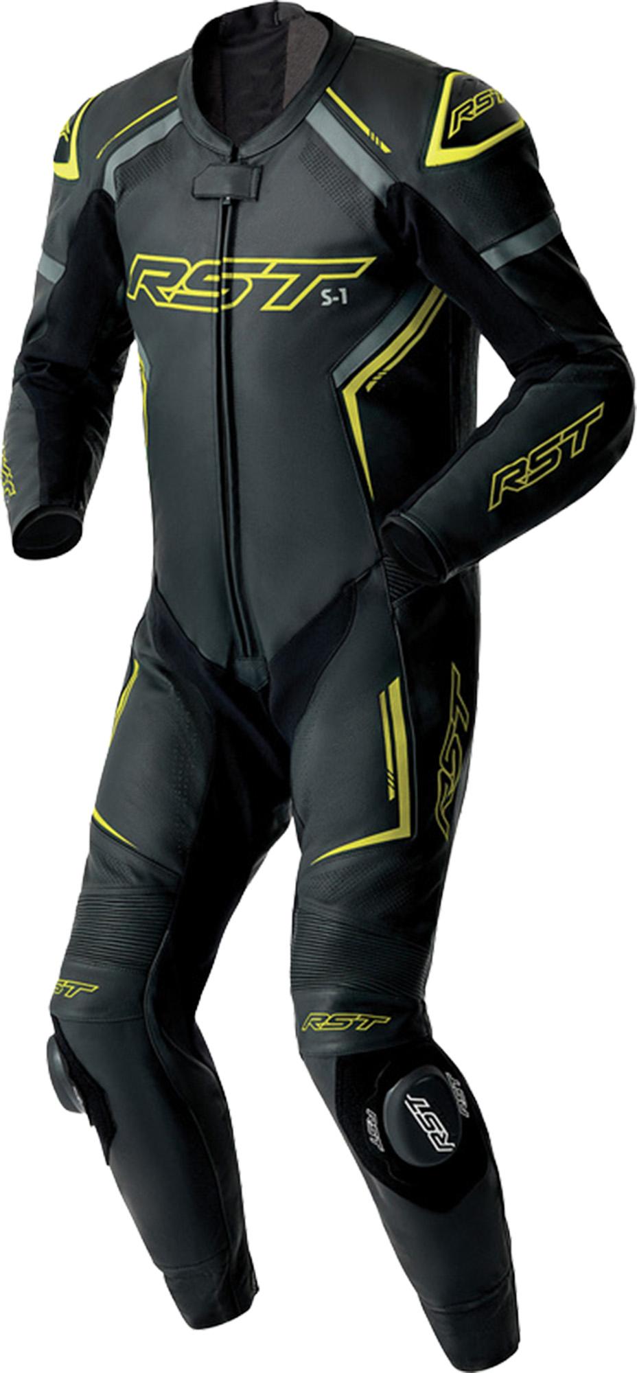 RST S1 D3O perforierte 1-Teiler Lederkombi