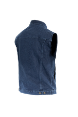 John Doe Trucker Denim Vest Indigo