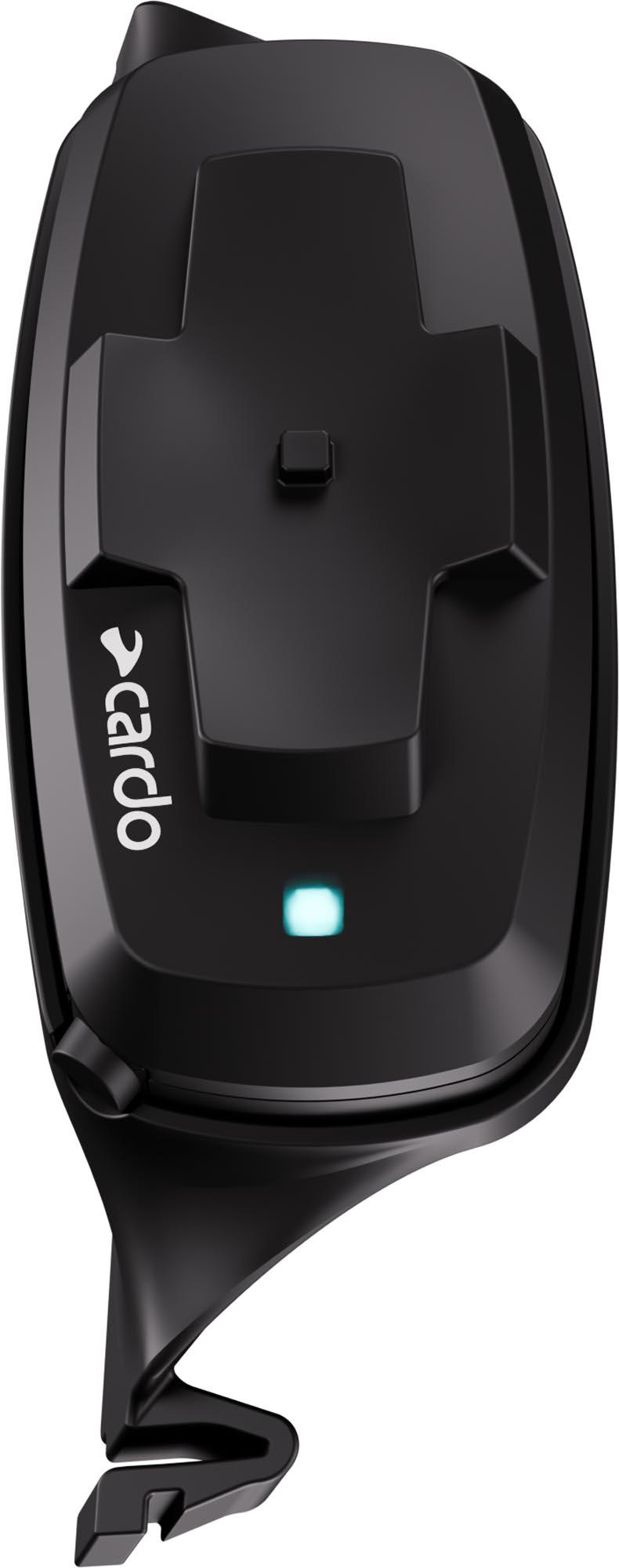 Cardo 4X-S Bluetooth Kommunikationssystem Einzelset für Shoei Gen 3 Motorradhelme