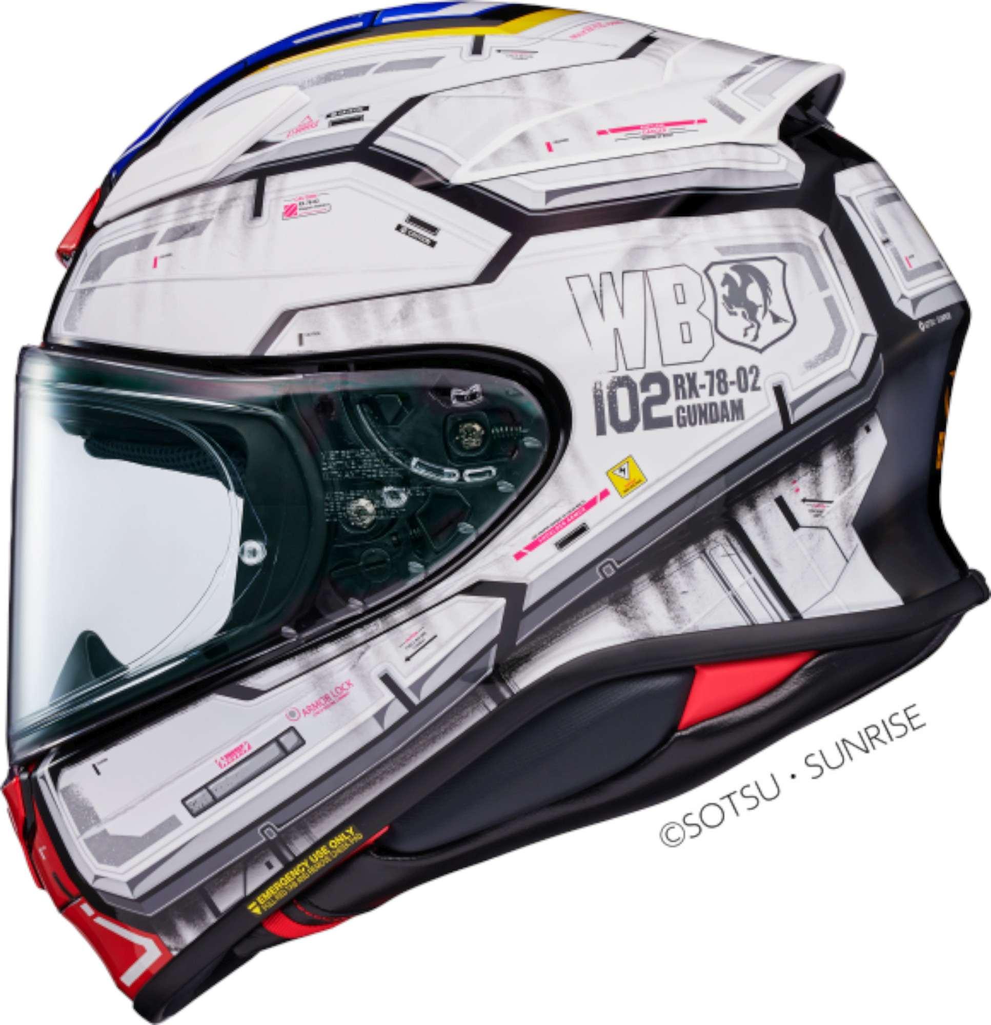 Shoei NXR2 Gundam Helm