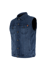 John Doe Trucker Denim Vest Indigo