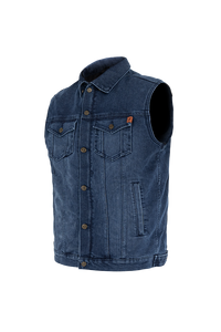 John Doe Trucker Denim Vest Indigo
