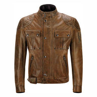 Veste en cuir Belstaff Brooklands
