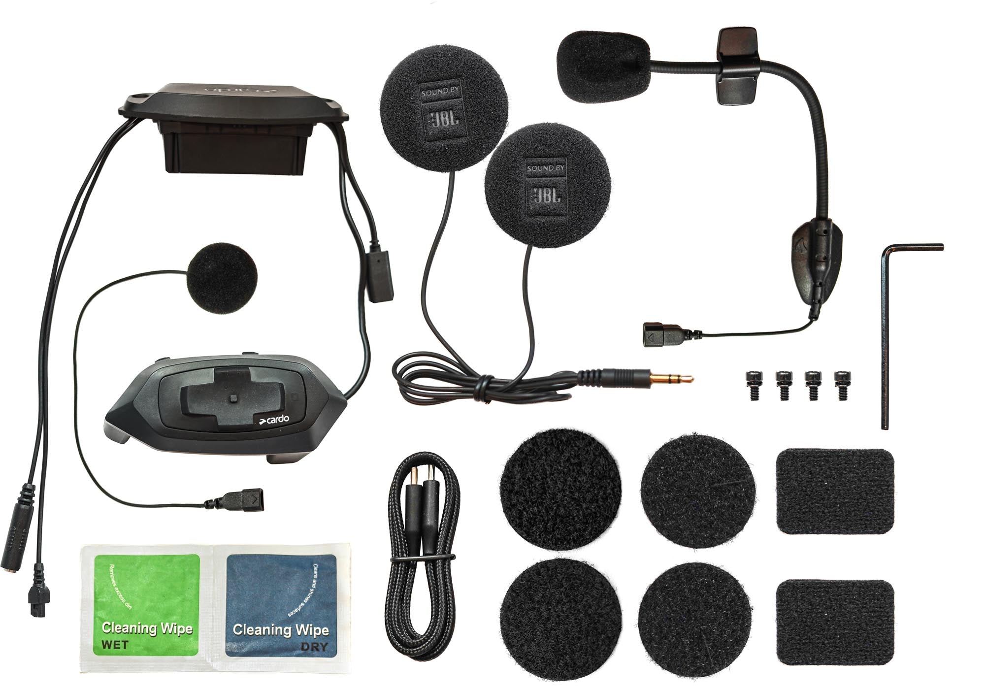 Cardo HJC 4X Bluetooth Kommunikationssystem Einzelset