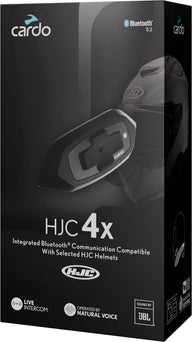 Cardo HJC 4X Bluetooth Kommunikationssystem Einzelset