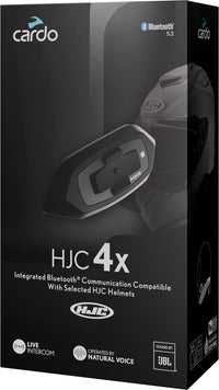 Cardo HJC 4X Bluetooth Kommunikationssystem Einzelset