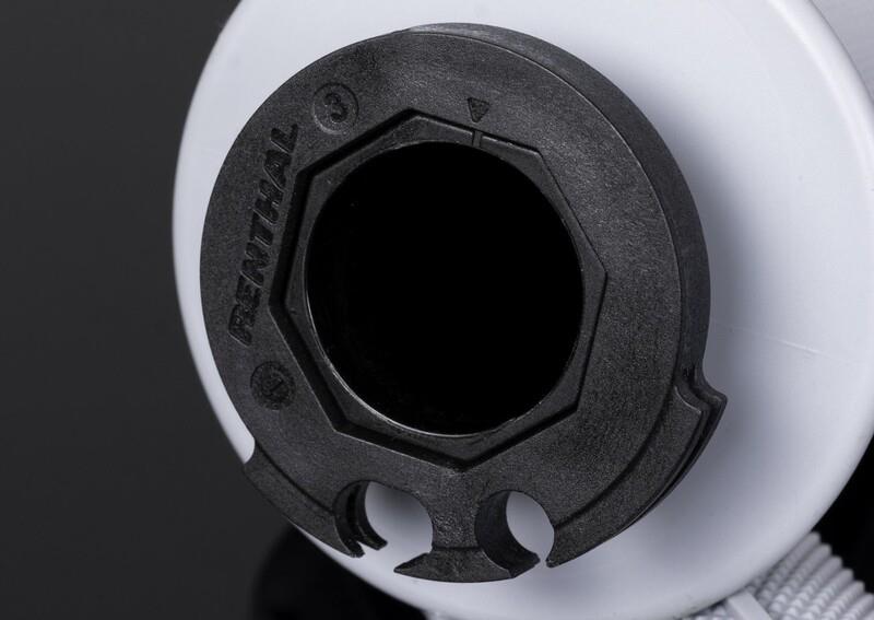 RENTHAL MX R-Works Lock-On Aramid Tapered Griffe - Half Waffle