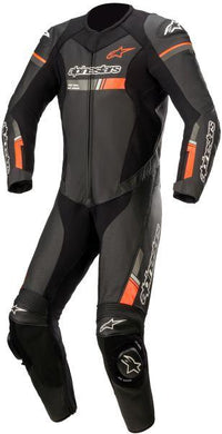 Combinaison moto une pièce en cuir Alpinestars GP Force V2 56 Noir-Rouge