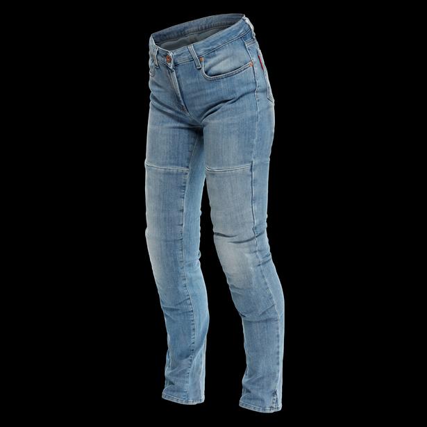 DAINESE DENIM STONE SLIM LADY TEX PANTS