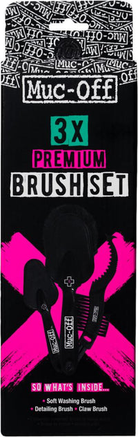 MUC-OFF 3 x Brush Set Uni