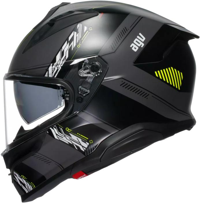 Casque intégral AGV K7 Kyber noir-rouge