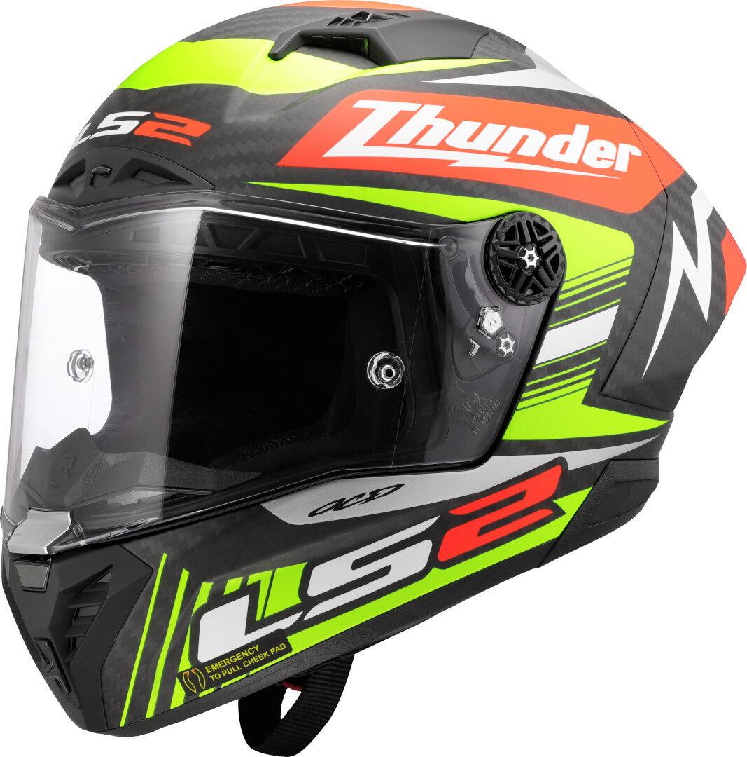 LS2 FF805 Thunder GP Black Replica Carbon