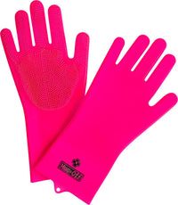 MUC-OFF Deep Scrubber Gloves pink