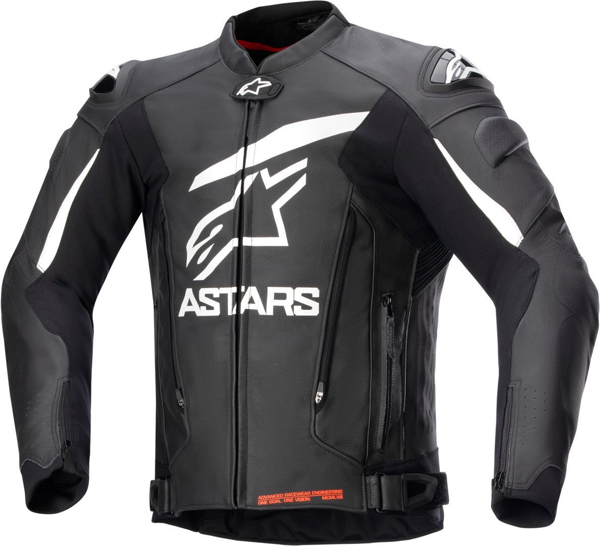 Blouson moto en cuir Alpinestars GP Plus V4
