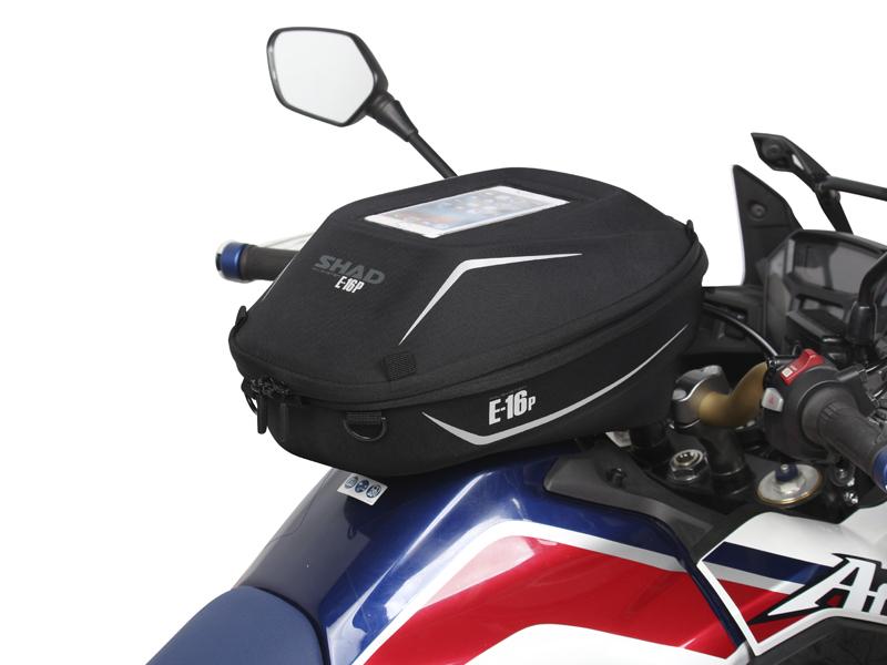 SHAD SE16P tank bag semi-rigid Pin® system expandable 11-15L Uni